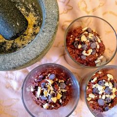 A picture of Chocolate Orange Chia Pudding.