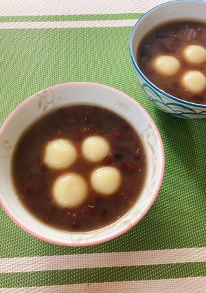 👩🏻‍🦱當姨媽來時。暖心紅豆湯 ft. 白玉 的食譜成品照片