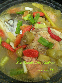 Foto resep Sup Kepala Ikan Salmon