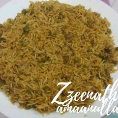 A picture of Tawa Cabbage Pulao.