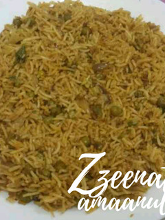 A picture of Tawa Cabbage Pulao.
