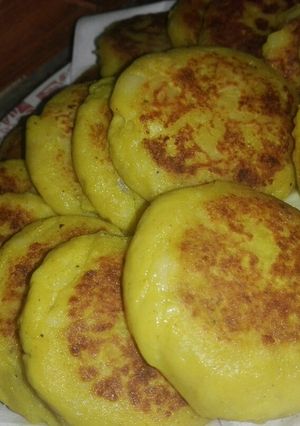 صورة لوصفة أقراص البطاطا محشيه بجبنة الموزريلا