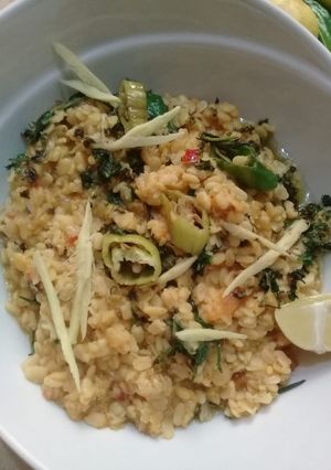A picture of Mash ki Daal.