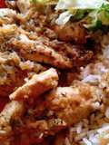 Filetitos de pollo en salsa de vino blanco y hierbas provenzales