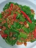 Tumis Ceciwis Kerang Asin /Kepa Asin