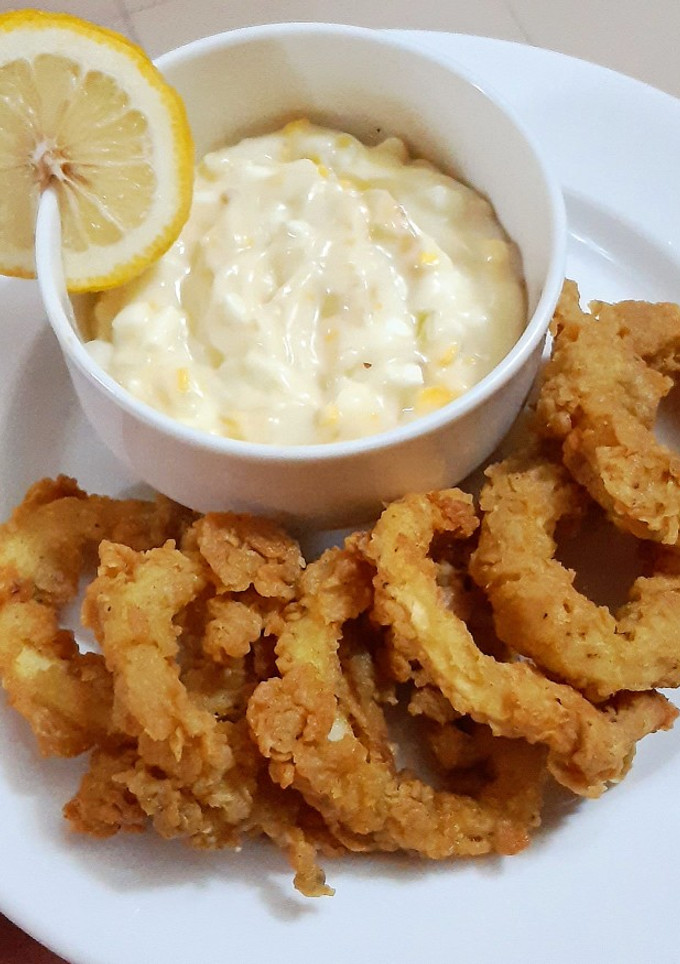 Foto resep Cumi goreng tepung saus tartar