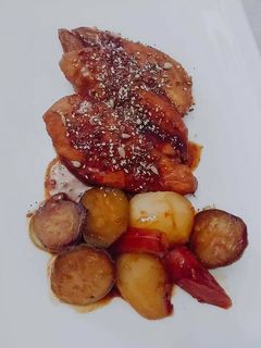 صورة لوصفة دجاج صيني Chicken dish of Chinese kitchen