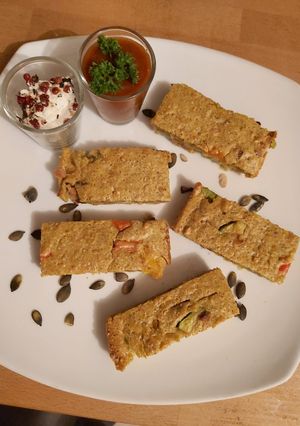 Une photo de Cake quinoa - légumes