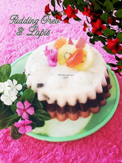Foto resep Pudding Oreo 3 Lapis