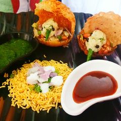 Basket chaat A picture of Basket chaat.
