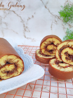 Foto resep Bolu Gulung Tie-dye