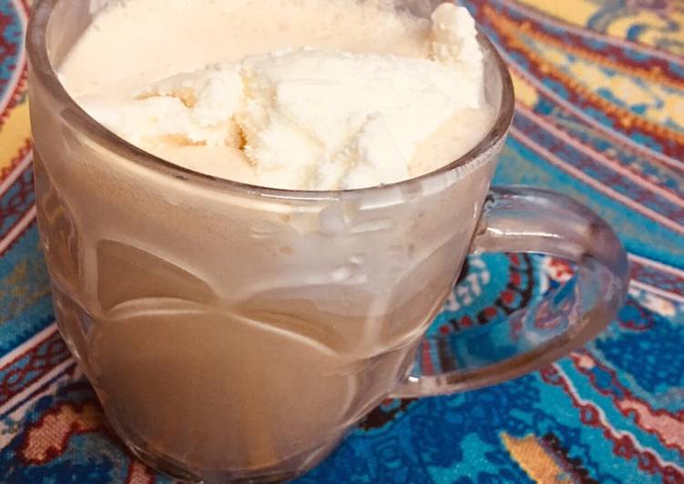 How to Prepare Homemade Cold coffee with icecream