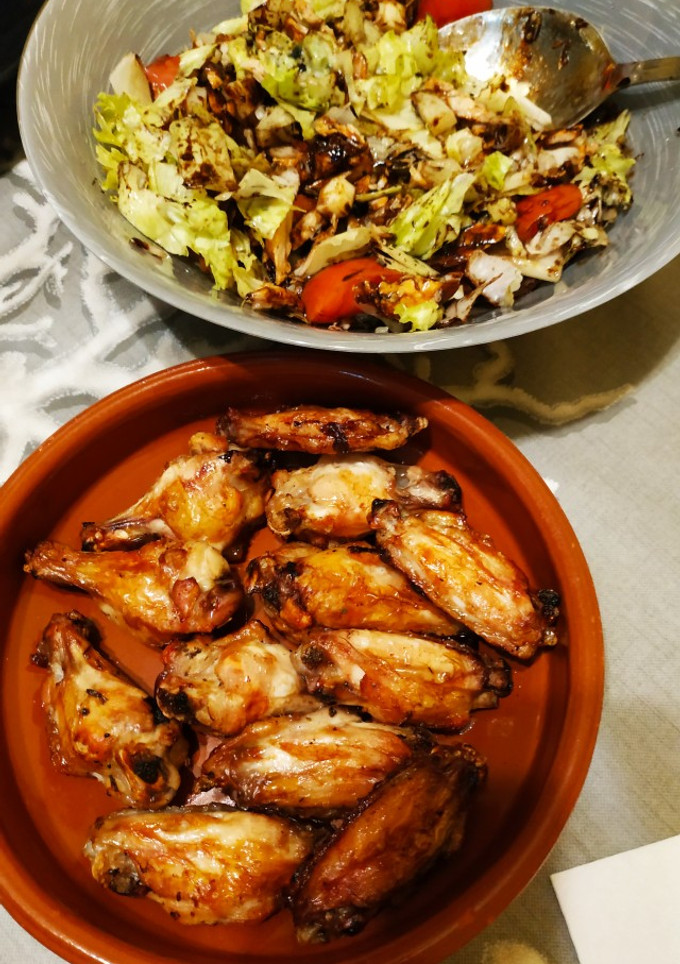 Una foto de Alitas "light" al horno