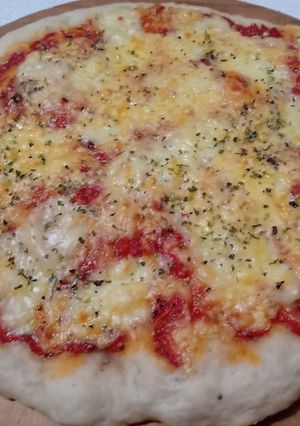 Una foto de Pizza 🍕 sin amasar