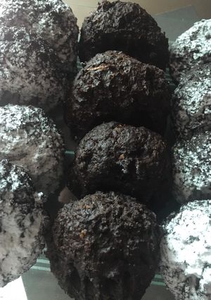 Una foto de BOCADOS DE HARINA DE ALGARROBA Y 🍋🍋LIMON 🍋🍋 🍋 (dulces) 🍋🤩🍊
