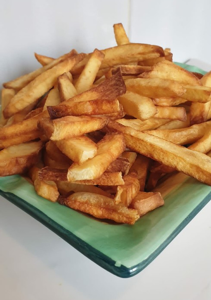 Una foto de Patatas fritas caseras y crujientes
