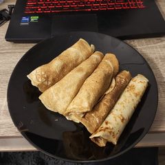 Easy Thin Pancakes A picture of Easy Thin Pancakes.
