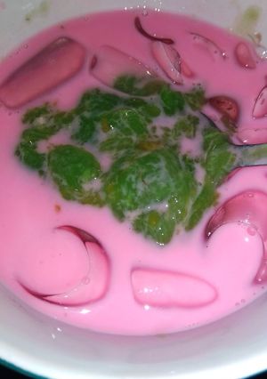 Foto resep Es bubur sumsum ketan pisang