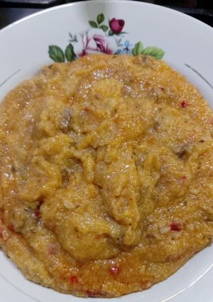 Una foto de Polenta con Carne de Despensa