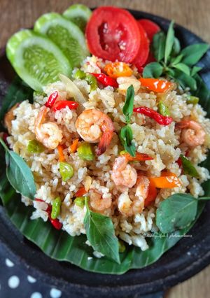 Foto resep Nasi Goreng Udang Pete