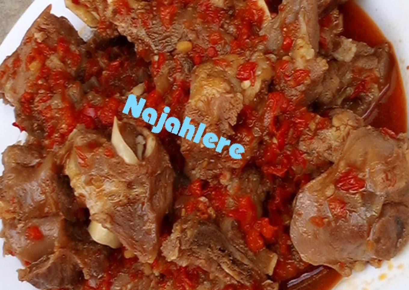 Meat pepper soup 2