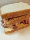 Skye's cold leftover Cornbeef Sandwich