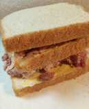 Skye's cold leftover Cornbeef Sandwich
