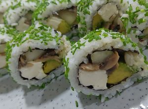 Una foto de Sushi Vegetariano 💚