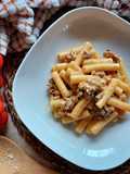 Rigatoni salsiccia e pomodorini