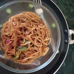 Restaurant style veg sezvan noodles🍲🍲🥘🥘🥗🥗 A picture of Restaurant style veg sezvan noodles🍲🍲🥘🥘🥗🥗.