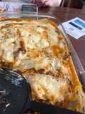 Lasagna con relleno canelones