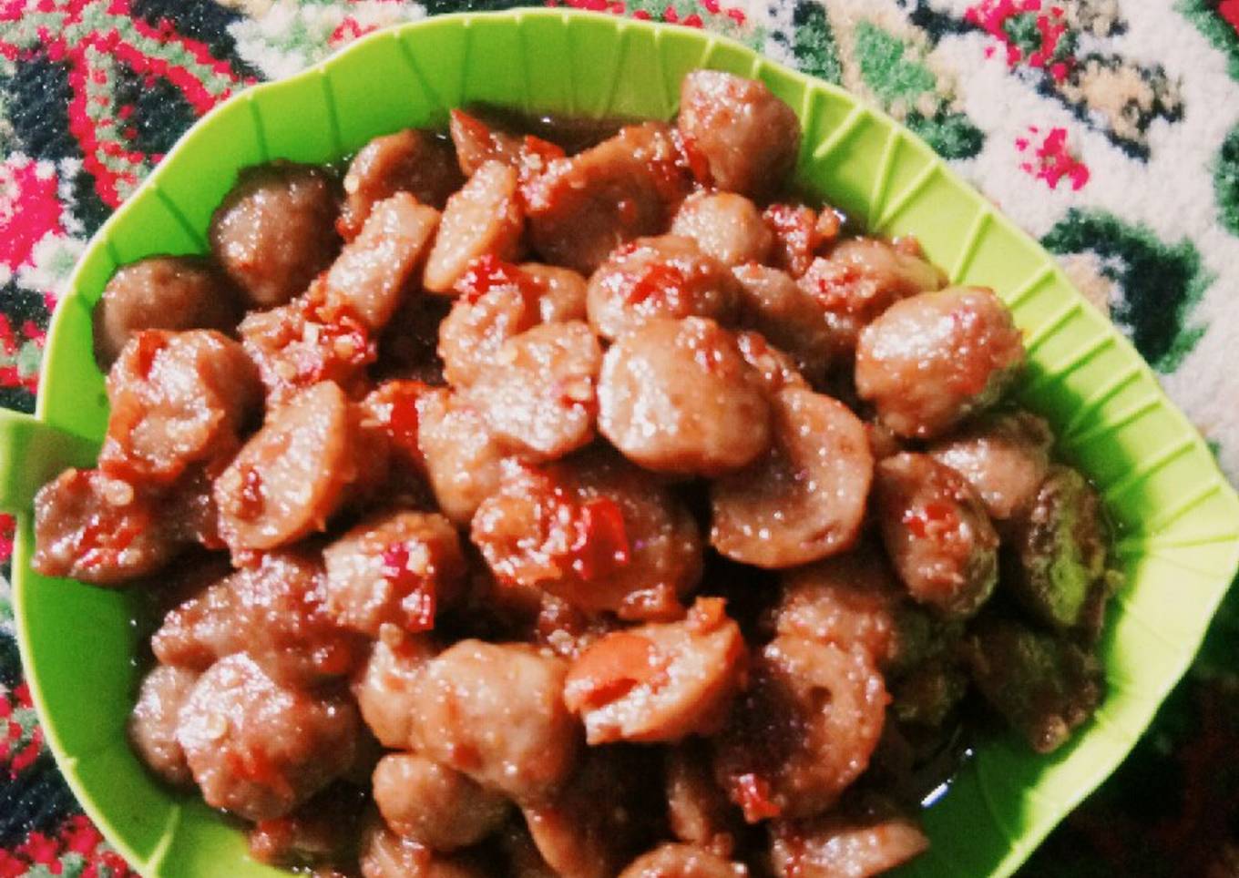 Baso pentol merah
