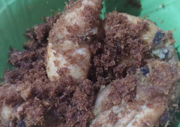 Resep Ayam goreng serundeng simple ☺ Anti Gagal