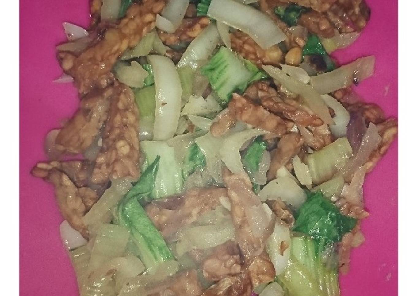 Tumis Tempe Sawi