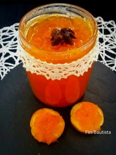 Una foto de Mermelada de naranja y calabaza