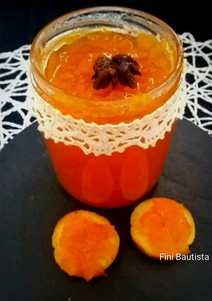 Una foto de Mermelada de naranja y calabaza