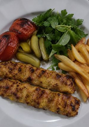 عکسی از دستور کوبیده ی مرغ