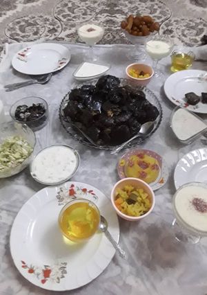 عکسی از دستور افطار خونه خواهری 👭