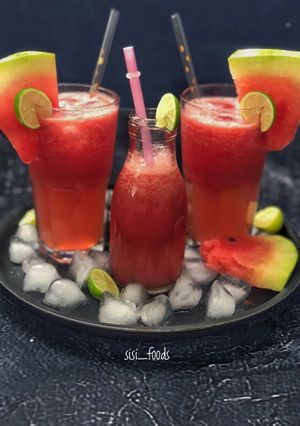 عکسی از دستور لیموناد هندوانه