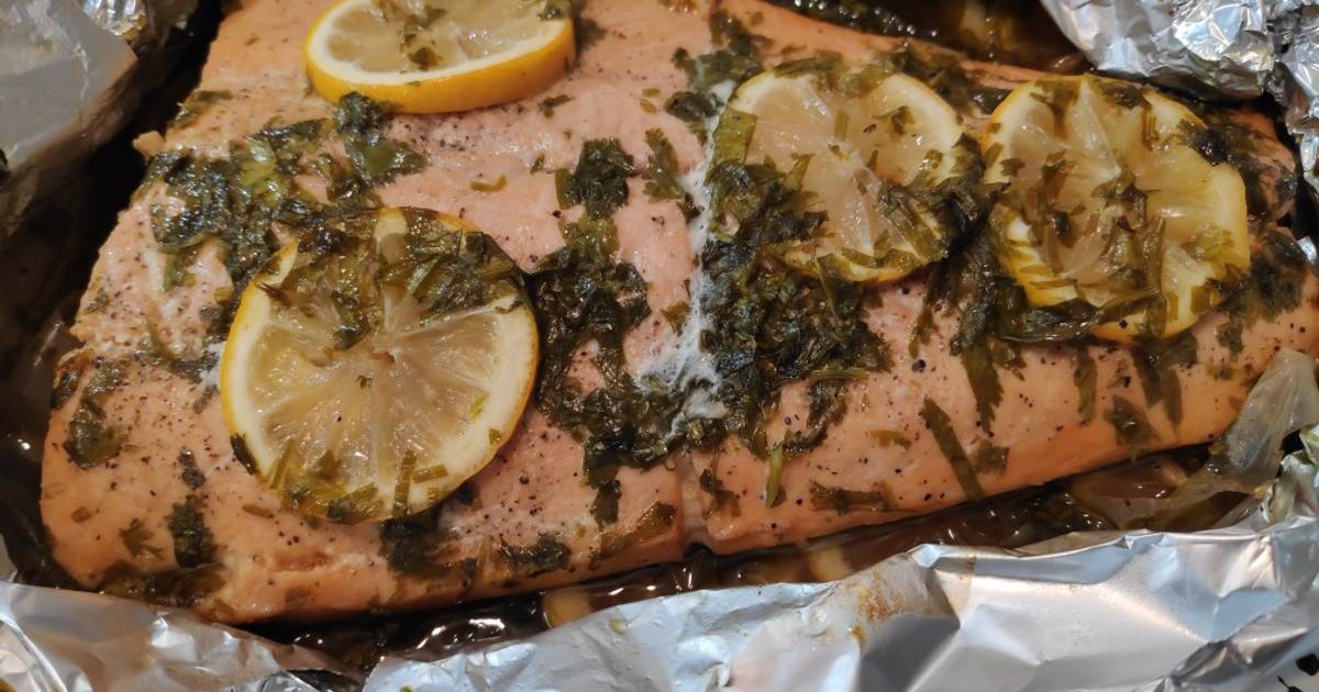 Salmón al limón y miel Receta de Yaja- Cookpad