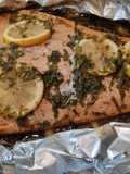 Salmón al limón y miel
