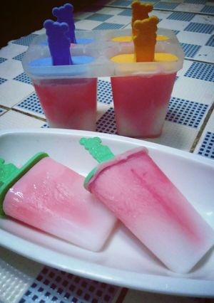 Foto resep Es krim 2 warna