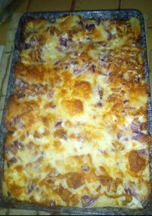 Kenyérlángos (töki pompos) recept fotója