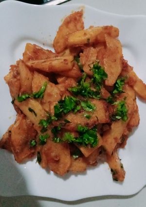 صورة لوصفة بطاطا مشرملة