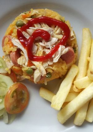 Una foto de Arroz con pollo