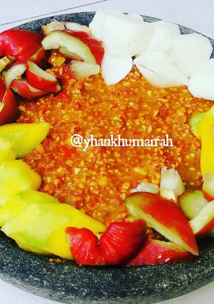 Foto resep Rujak Buah Sambal Kacang