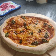 Easy Homemade Pizza A picture of Easy Homemade Pizza.