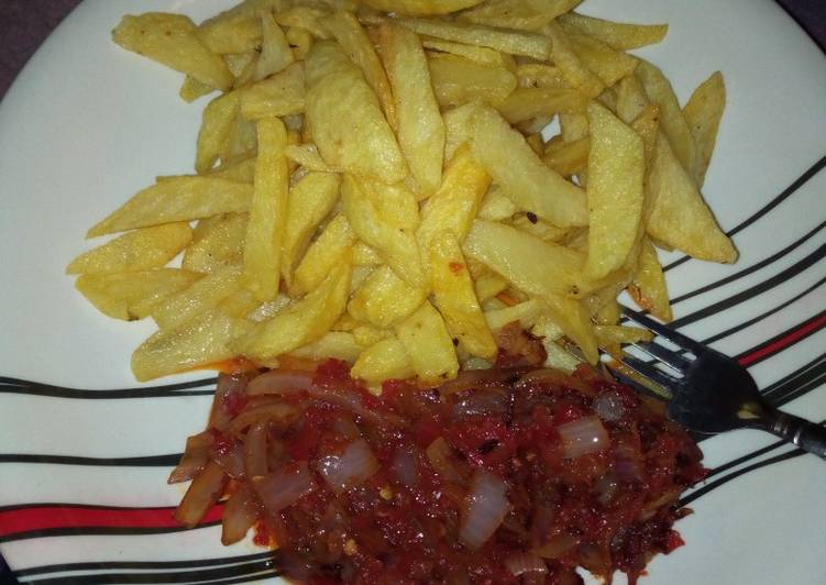 Simple Way to Prepare Favorite Chips and Sauce | This is Recipe So Appetizing You Must Undertake Now !!