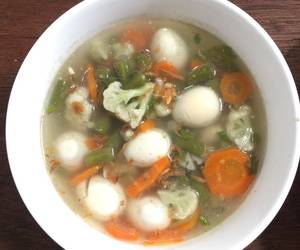 Cara Cepat Sup Sayuran mix Telur Puyuh Enak Bergizi Cara Cepat Sup Sayuran mix Telur Puyuh Enak Bergizi
