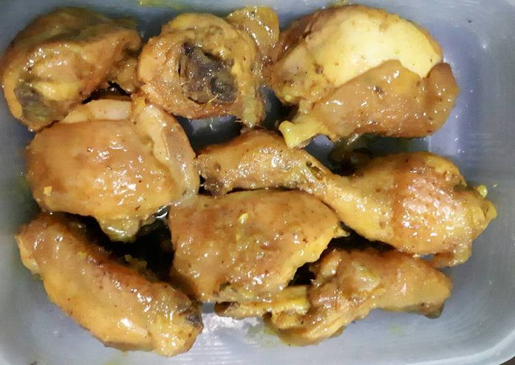 Resep Ayam ungkep bumbu kuning (mudah n simple) oleh nucha - Cookpad